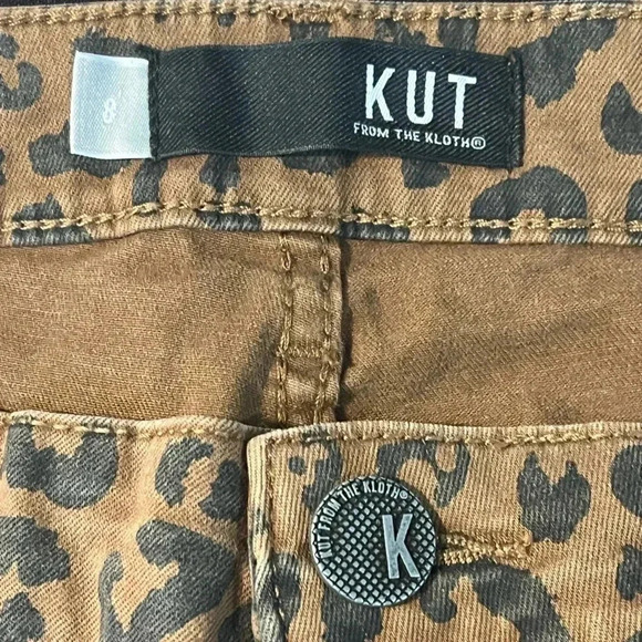 Kut from the Kloth size 8 “Donna” High rise skinny ankle raw edge hem EUC - Picture 6 of 14